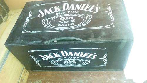 Extra Large Jack Daniel's Storage Crate for your Bar or Pub.